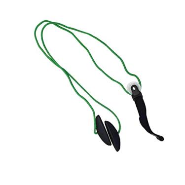 Imagem de UGPLM Polia de ombro portátil, tiras de treinamento ajustáveis, de treinamento de suspensão de porta, instrutor de suspensão para escritório, VERDE