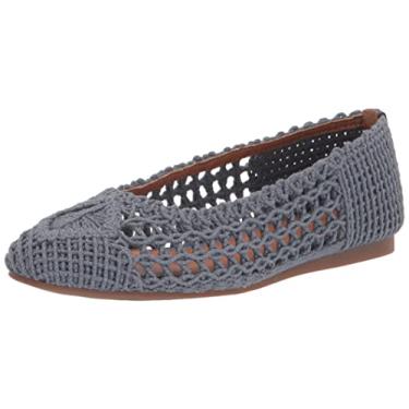 Imagem de Lucky Brand Sapatilha feminina Avelly Macramê, Jeans, 41