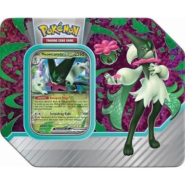 Imagem de Pokemon TCG: Paldea Partners Meowscarada EX Tin