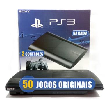 Ps3 Playstation 3 Super Slim 80 Jogos Originais