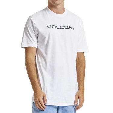 Imagem de Camiseta Volcom Ripp Euro Oversize WT23 Masculina Branco