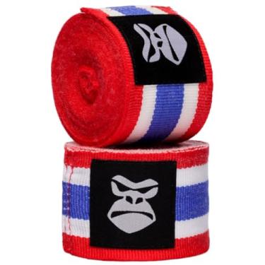 Imagem de Bandagem Elástica Fita Esportiva Atadura Proteção De Mão Muay Thai MMA Boxe 2,5 Metros Gorilla (Tailandia)