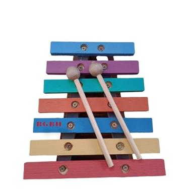 Imagem de Brinquedo Educativo Pedagógico TDAH Montessori Em Madeira Escolha o Seu: (Xilofone)