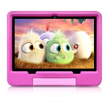 Imagem de OUZRS Tablet infantil Android 12 Kid Tablet 64GB Strong128GB Extensões 4GB RAM 5G Dual WiFi + Certificação GSM com capa protetora ideal para tablet de 10 polegadas, aprendizagem e entretenimento