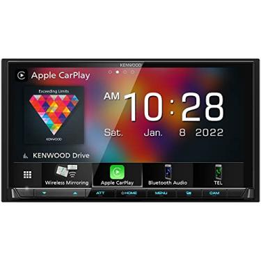 Imagem de KENWOOD DMX9708S Tela sensível ao toque capacitiva de 16,95 cm, estéreo de carro, CarPlay com e sem fio e Android Auto, Bluetooth, rádio AM/FM, leitor de MP3, porta USB, DIN duplo, equalizador de 13