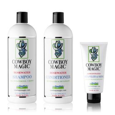 Imagem de Cowboy Magic Shampoo + Condicionador de 946 ml Desembaraçador e Brilho 118 ml
