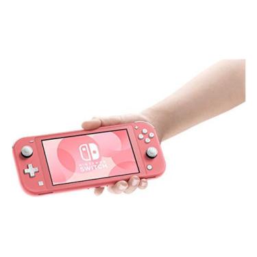 Imagem de Console De Jogos Nintendo Switch Lite Coral Handheld Mode Nintendo