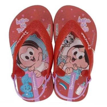 Imagem de Chinelo Menina Turma da Mônica Baby Ipanema Kids 26791 Azul/Azul-Unissex