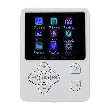 Imagem de Música MP3 MP4 Player Tela Colorida Portátil HiFi Playe Hin Leve MP3 MP4 Music Player Vários Modos de Reprodução USB 2.0 Botão Cruzado Tela Portátil HiFi Playe Hin Lightwe (Branco)