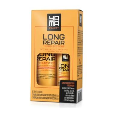 Imagem de Yama Long Repair Kit Shampoo 280ml + Condicionador Fortalecedor Long Repair 200ml