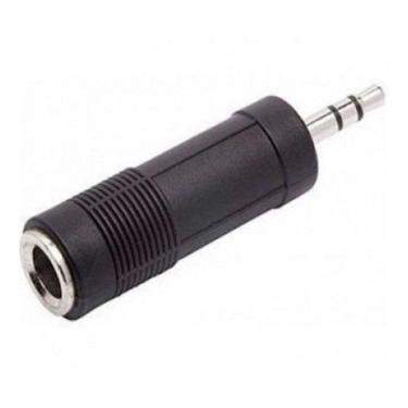 Imagem de Adaptador Cabo P2 Macho X P10 Fêmea Lelong LE-5533 - Preto