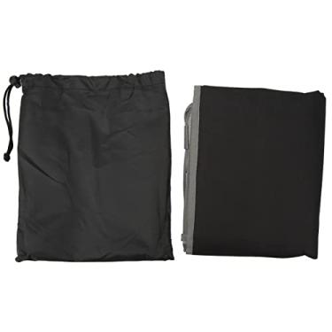 Imagem de Cama de avião infantil, cama de avião infantil com bolsa de armazenamento, extensor de assento de avião para acessórios de viagem de avião (Preto)