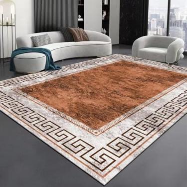 Imagem de Moderno high-end sala de estar tapete luxo cinza decoração para casa quarto grande área tapetes elástico lavável porta, flanela, 3,200x250cm 78.7x98in