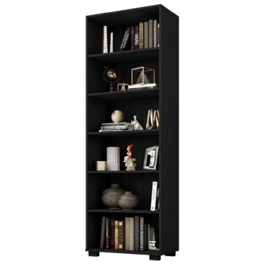 Imagem de Estante Madeira 5 Prateleiras Livreiro Para Sala Quarto - Pre
