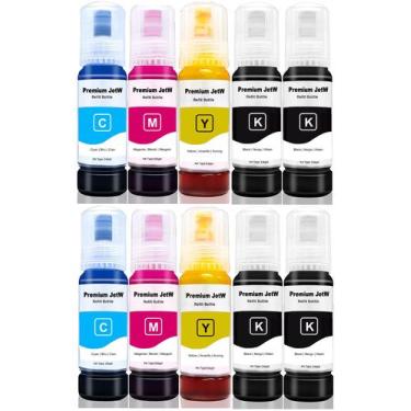 Imagem de 10x Tinta EPS T664 L110 L120 L200 L210 L220 L355 L365 664 - JetW