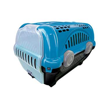 Imagem de Furacão Pet Luxo Caixa de Transporte, Azul/Cinza, 3