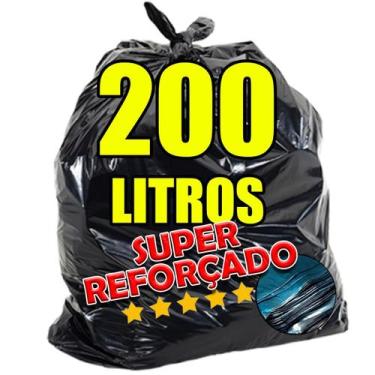 Imagem de Saco De Lixo 200 Litros Super Reforçado 5kg Resistente - LIXEX