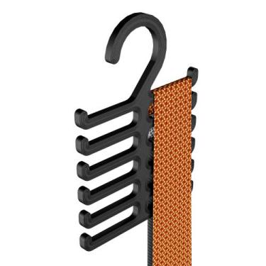 Imagem de Kit 2 Cabides Porta Gravata Cinto Organizador Pendurar Roupa - O3D