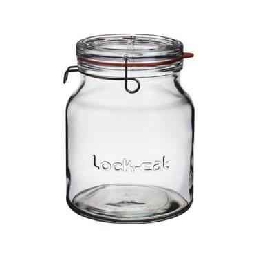 Imagem de Pote de Vidro Hermético Luigi Bormioli com Tampa - Cilíndrico 2L Lock 