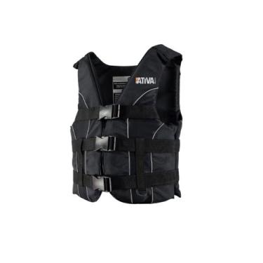 Imagem de Colete Salva Vidas Classe V Homologado Nylon Ativa 55, Preto, G (de 55