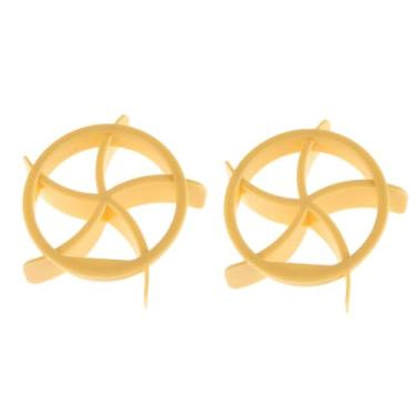 Imagem de Molde para fazer pão Kaiser caseiro, 2 peças, cortador de carimbos, bolachas de queijo, molde de prensa de assar, molde de cozimento em relevo de abacaxi, molde de rolo de pão padrão