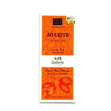 Imagem de Chocolate Ao Leite 40% Cacau Bean to Bar Gallette 100g - Gallette Choc