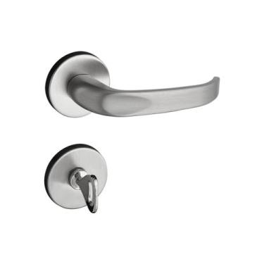 Imagem de Fechadura 415 Com Roseta Cromo Acetinado Banheiro - Pado