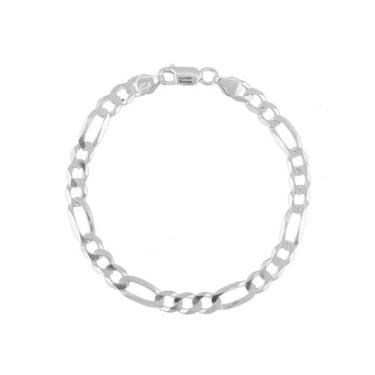 Imagem de Pulseira Masculina Italiana Elos Grumet 3 Em 1 Em Prata 925 - DR JOIAS