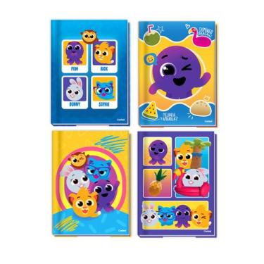 Imagem de Caderno Escolar Brochura 80 Folhas Bolofofos - Credeal