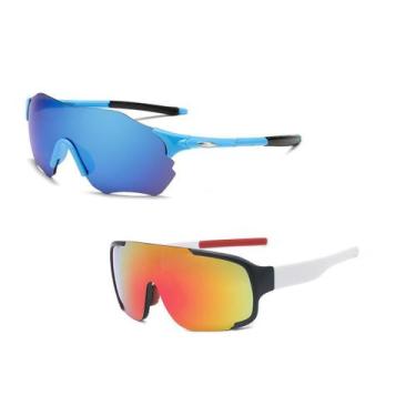 Imagem de Kit 2 Óculos Esportivo Masculino Feminino Ciclismo Uv 400 - PENDULARI
