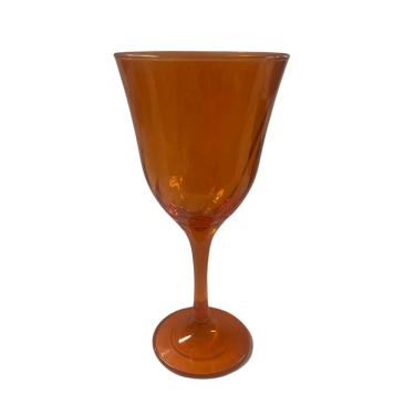 Imagem de Taça Vinho Lírio Cor Laranja Super Luxo 330 ml  - Vidro