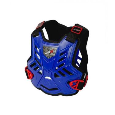 Imagem de Colete Infantil Motocross Amx Trilha Velocross, Azul, Preto