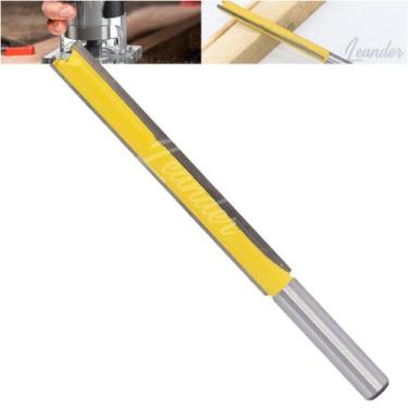 Imagem de Fresa Reta 76mm Extra Longa Tupia Manual Madeira Haste 8mm - Leander S