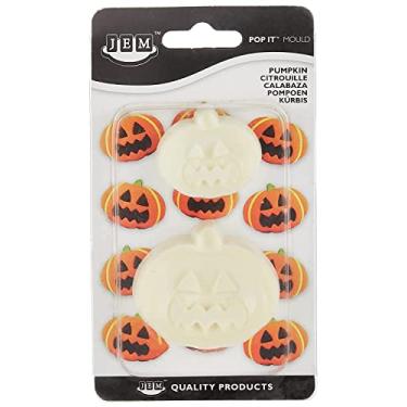 Imagem de JEM Pop It – Molde em forma de abóbora para decoração de bolos, tamanhos pequenos e grandes, conjunto de 2