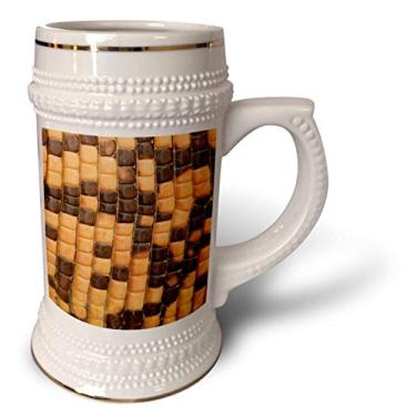 Imagem de 3dRose Gila Monster Lizard Pattern Ctive. Caneca Oxford USA-NA02 POX0048-Pete 510 g, caneca 623 g, branca