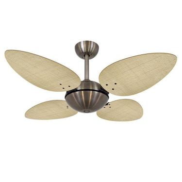 Imagem de Ventilador Teto Volare Bronze Office 4 Pás Natural 110V