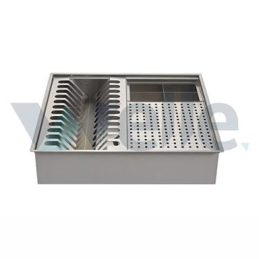 Imagem de Calha Úmida Canal Organizador Quadrada 50x46x12 Welle