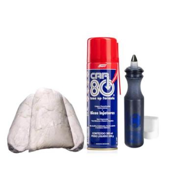 Imagem de Estopa Azul 2Kg, Marcador Industrial & Descarbonizante Car80 - Trigel,