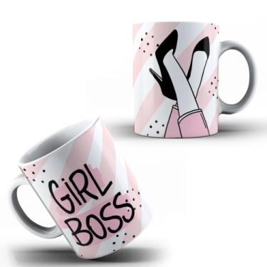 Imagem de Caneca  Personalizada Dia Da Mulher Girl Boss Felicidade Independente 