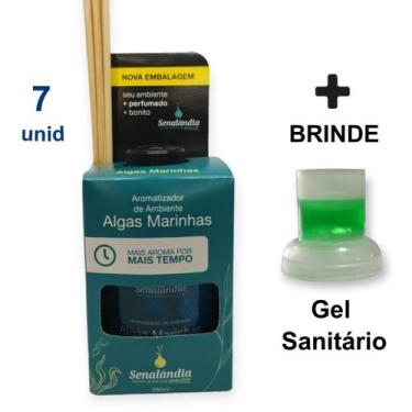 Imagem de Kit 7 Aromatizador de Ambiente Algas Marinhas 280ml Difusor Aromas Pal