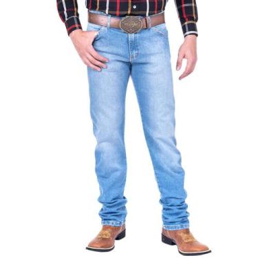 Imagem de Calça Country Jeans Wrangler Masculina Delave Clara - Ref. 13MS60436, 