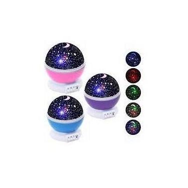 Imagem de Star Master Luminária Abajur Projetor De Estrelas   Quarto - oem, Azul