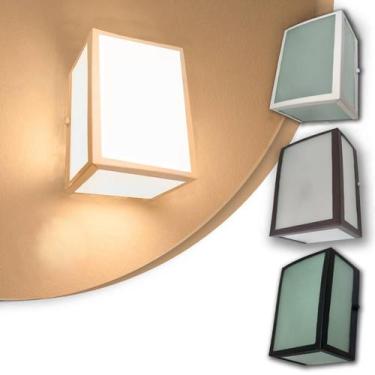 Imagem de Arandela 5 Vidros Parede Muro Externa E Interna - LCGEletro, Branca