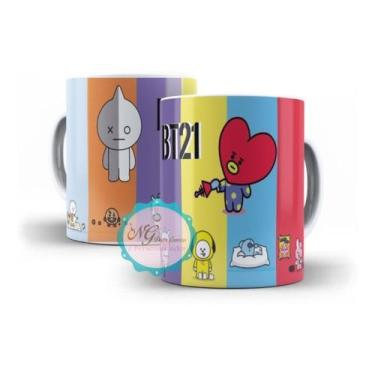 Imagem de Caneca Personalizada Bt21 Bts Army Kpop 002 - Ng Decor Canecas