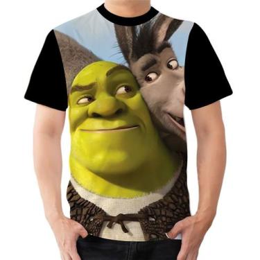 Imagem de Camiseta Camisa Ads Shrek Burro Dreamwords 1 - Fabriqueta, XG