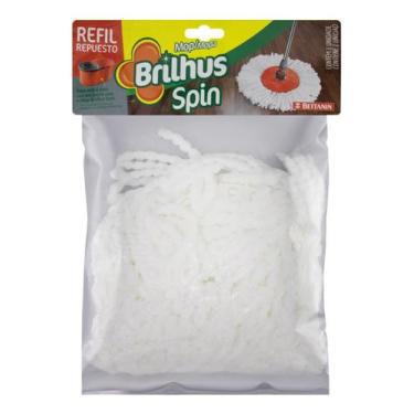 Imagem de Mop Spin Brilhus Refil - Bettanin, Refil Mop Noviça Original/Max/Duas 