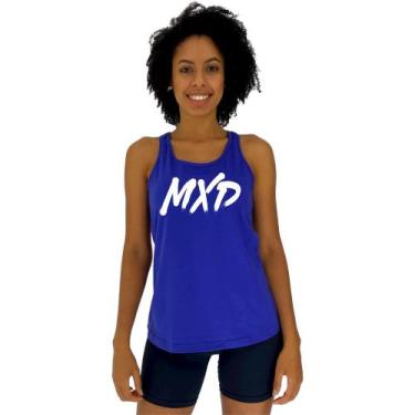 Imagem de Regata Feminina Recorte Nadador MXD Conceito Classic, Azul, G