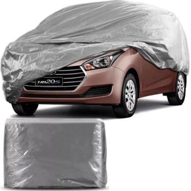 Imagem de Capa Para Cobrir Carro Forro Impermeável Hyundai Hb20s Tamanho P - Zan