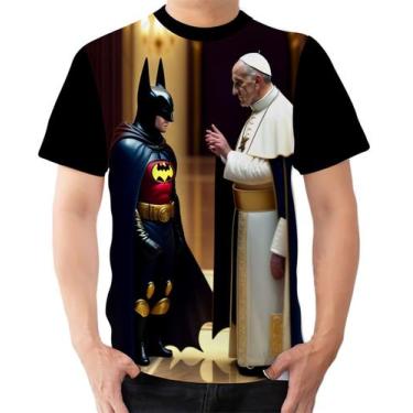 Imagem de Camiseta Camisa Ads  Batman Homem Morcego e Padre - Fabriqueta, GG