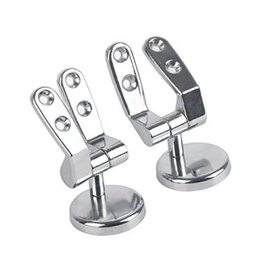 Imagem de Dobradiças de Assento de Vaso Sanitário, Dobradiça de Assento de Vaso Sanitário de Substituição Dobradiças de Assento de Vaso Sanitário Parafusos de Assento de Vaso Sanitário de